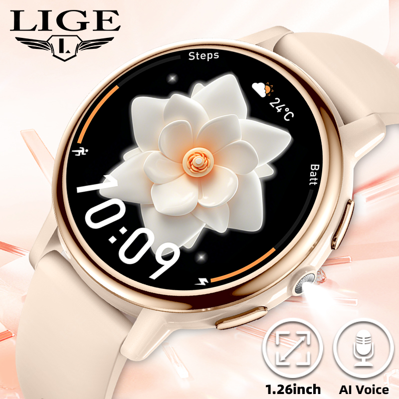 Luxury Watch In The World - 2026 LIGE 女性スマートウォッチ高級 1.26 インチ HD
