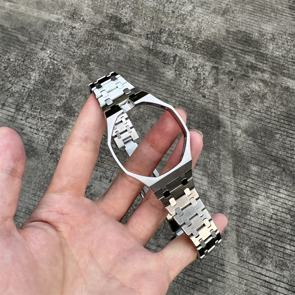 Luxury Watch Ap - スウォッチ X AP ロイヤルポップ用ウォッチバンド ステンレススチール製メタルリストストラップ メンズラグジュアリーブレスレット