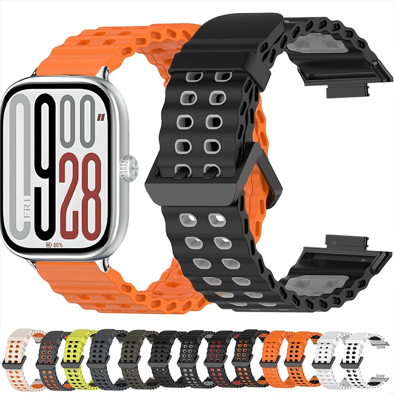 Xiaomi Luxury Watch - Redmi Watch 6 5 4用ソフトシリコンストラップ、Xiaomi Mi