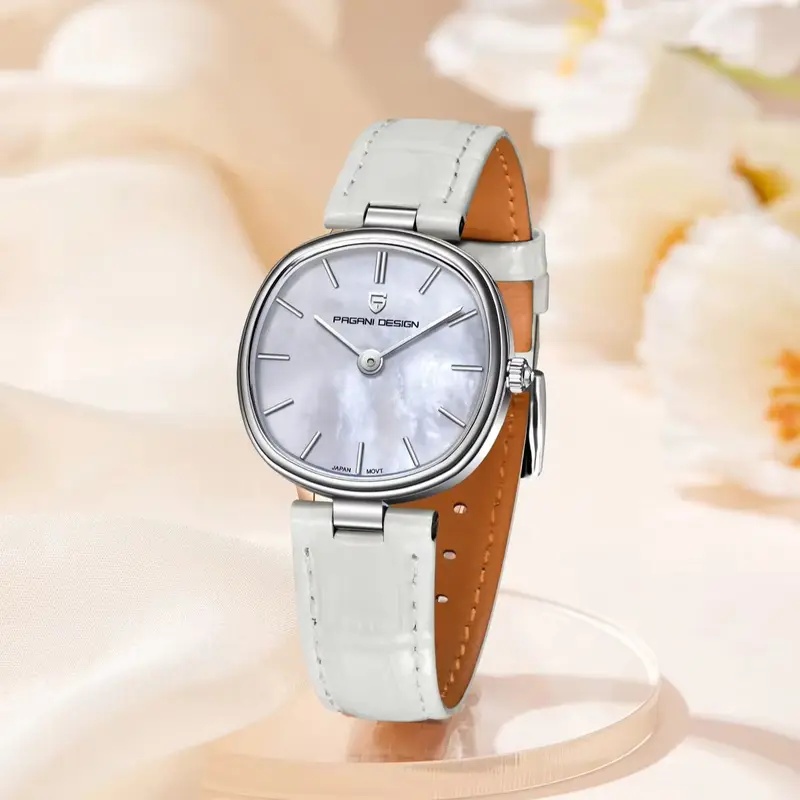 Luxury Watch In Japan - パガーニデザイン PD-1825 レディースクォーツ時計、2026年新作、アンバーカラーの文字盤、日本製ミヨタGL22ムーブメント、ARコーティングサファイアクリスタル。