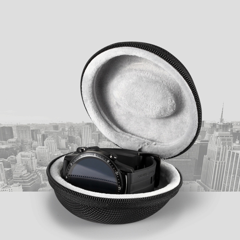 Luxury Watch Travel Case - シングル防水ジッパー式時計ケース,ソフトインテリッドボックス,ポータブル,スマートクロック用