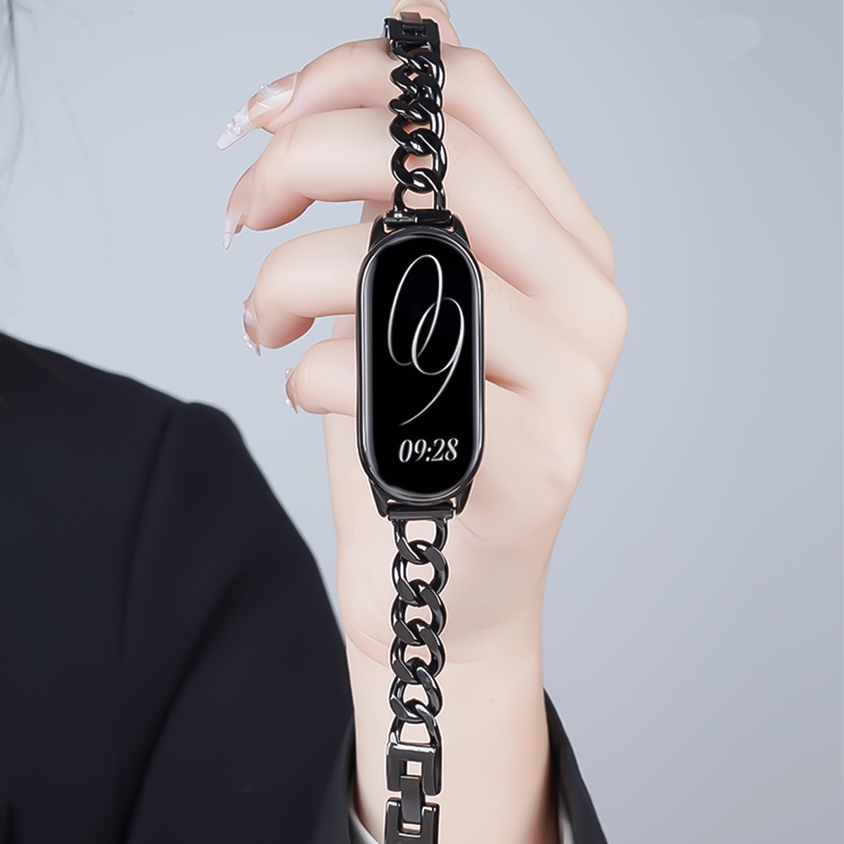 Xiaomi Mi Band 10 9 8用高級ステンレスス - Xiaomi Luxury Watch のレビューと価格