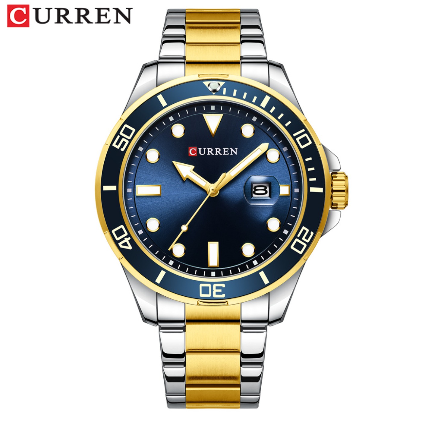 CURREN ニューグリーンウォーターゴーストシリーズブラン - Luxury Quartz Watch Brands のレビューと価格