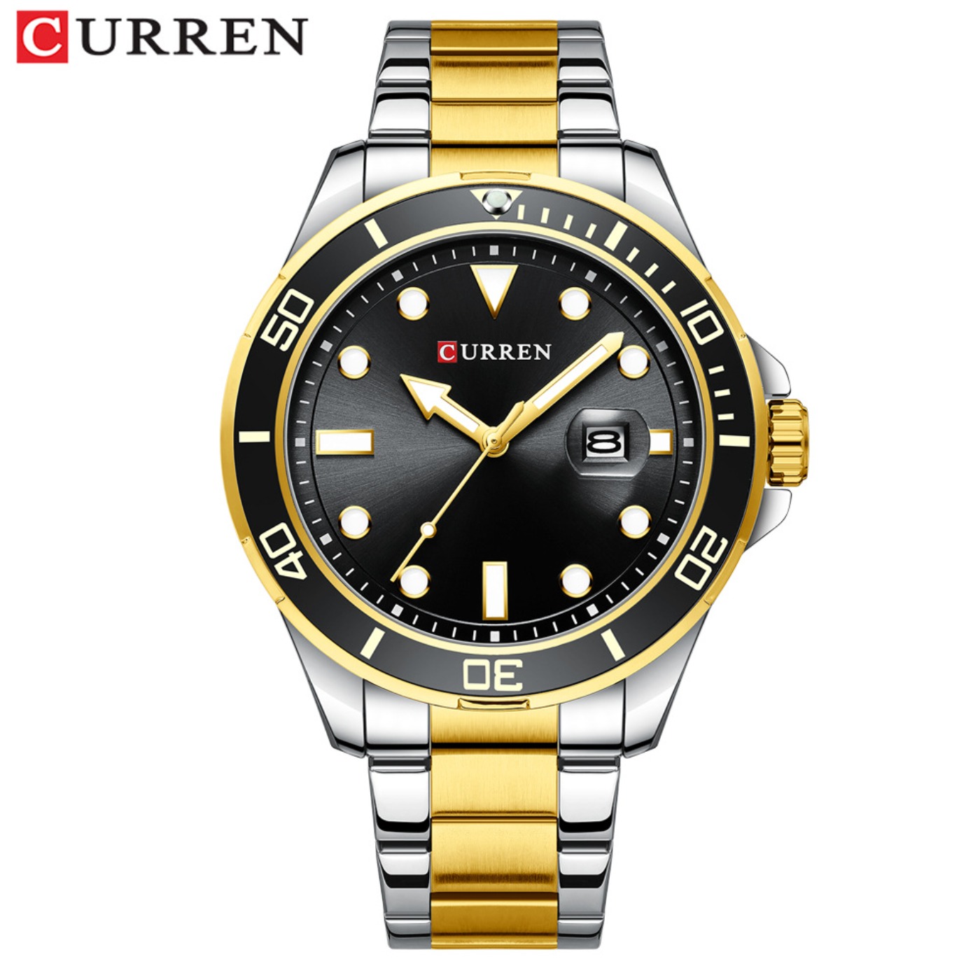CURREN ニューグリーンウォーターゴーストシリーズブラン - Luxury Quartz Watch Brands のレビューと価格