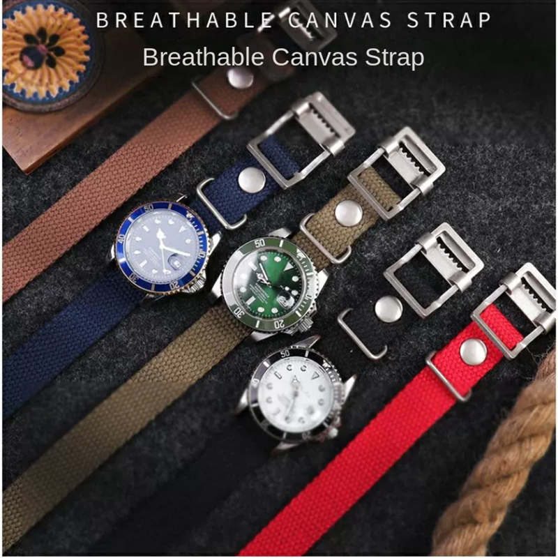 20mm 22mm 19mm 21mm 高品質ナイロンキャン - Luxury Watch Expensive のレビューと価格