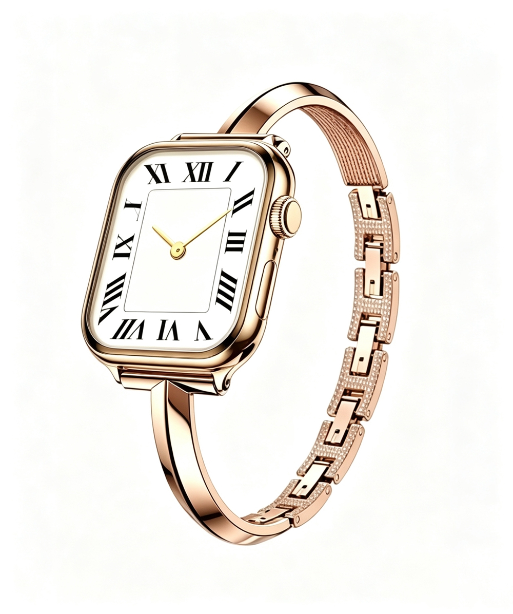 Apple Watch用高級ステンレススチール製ブレスレット - Luxury Watch Ap のレビューと価格