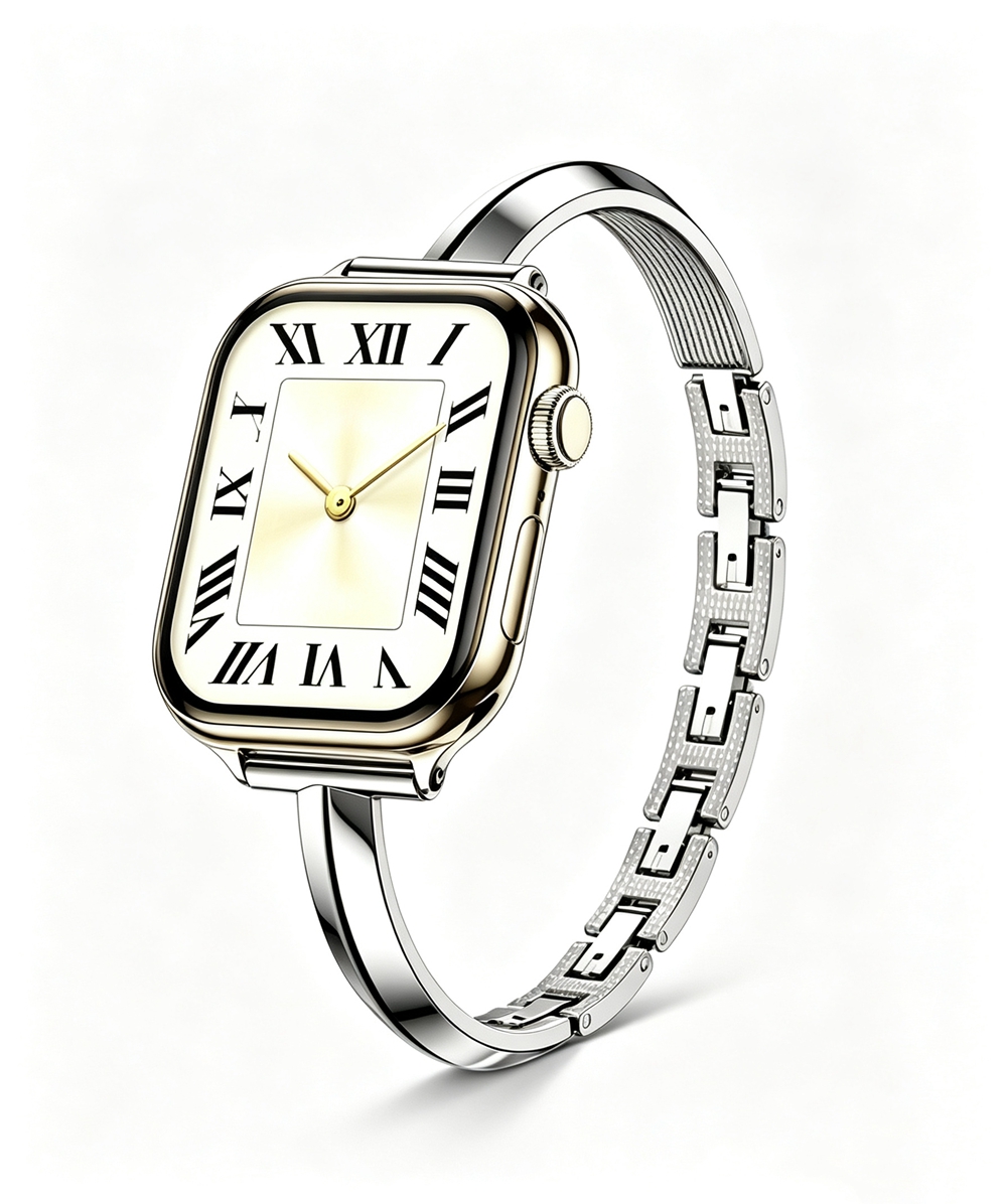 Apple Watch用高級ステンレススチール製ブレスレット - Luxury Watch Ap のレビューと価格