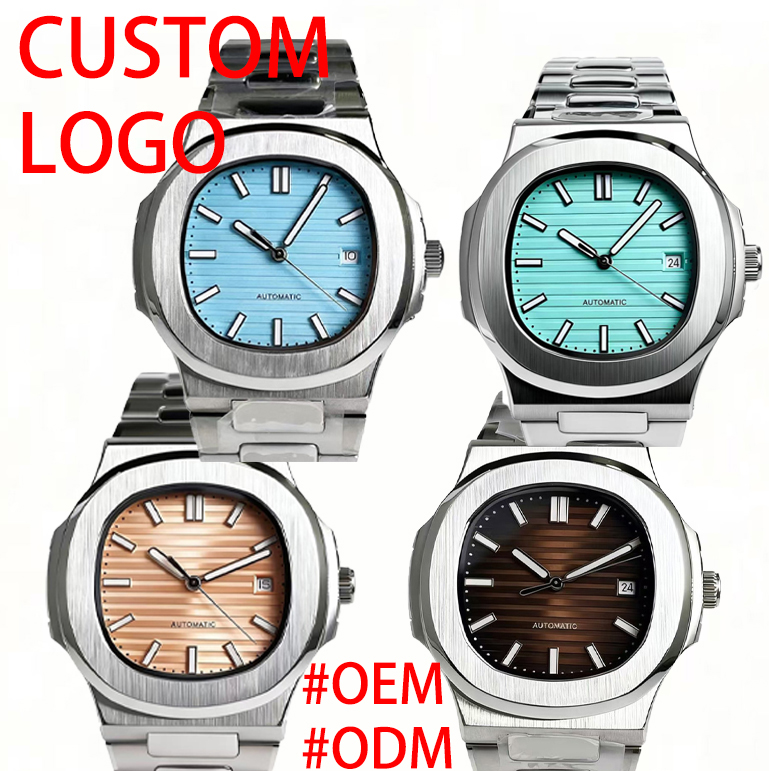 カスタムロゴ入り、DIY可能な42mmスクエア型腕時計。10 - Luxury Watch Logo のレビューと価格