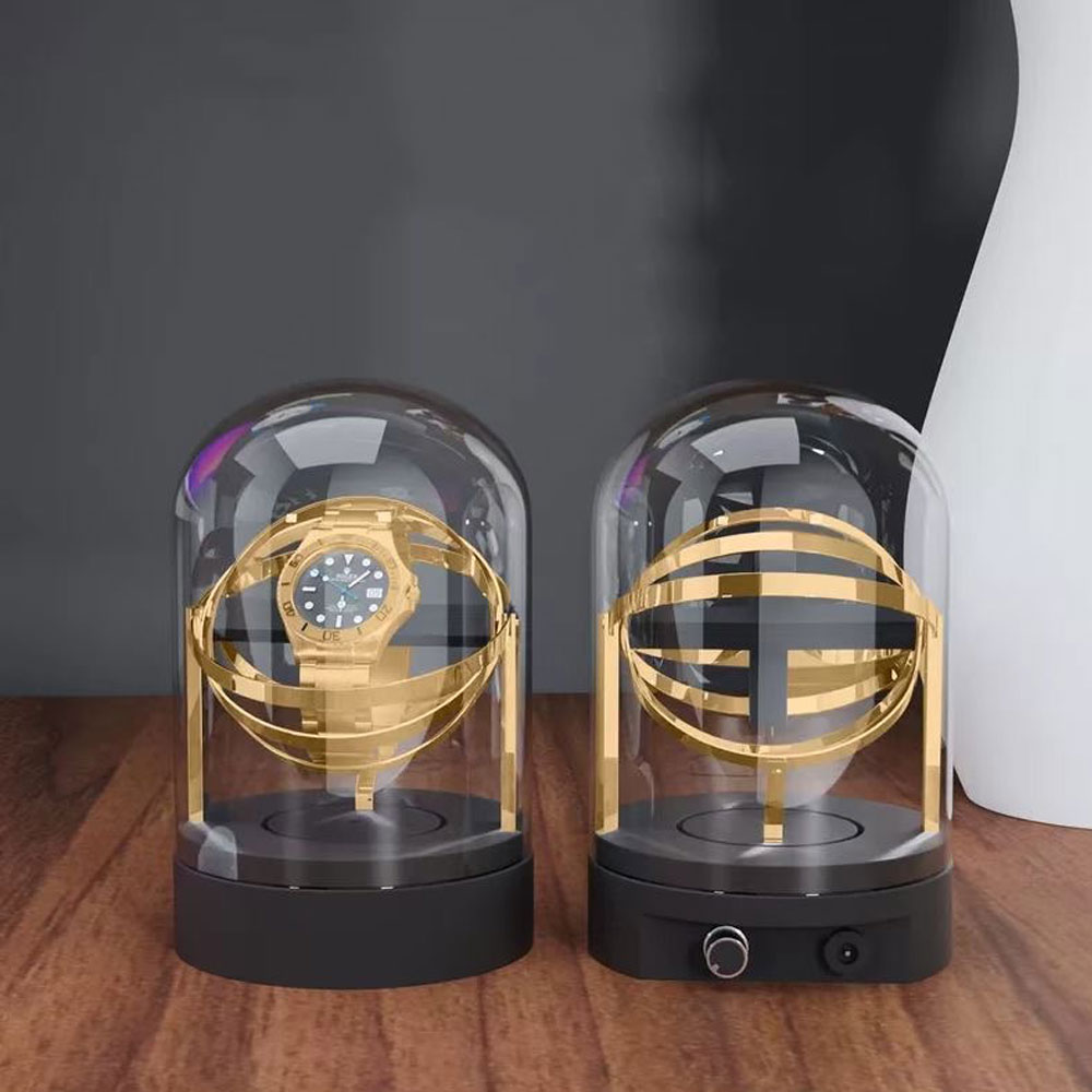 自動巻き時計ワインダー,収納ボックス,オービタルディスプレイ - Luxury Watch Winder Box のレビューと価格
