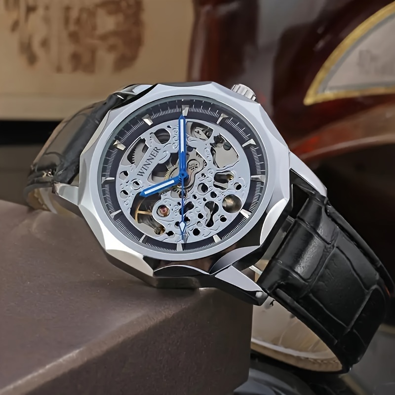 最高級の高級ビジネスメンズ機械式時計、スケルトンデザイン、レ - Luxury Watch Class のレビューと価格
