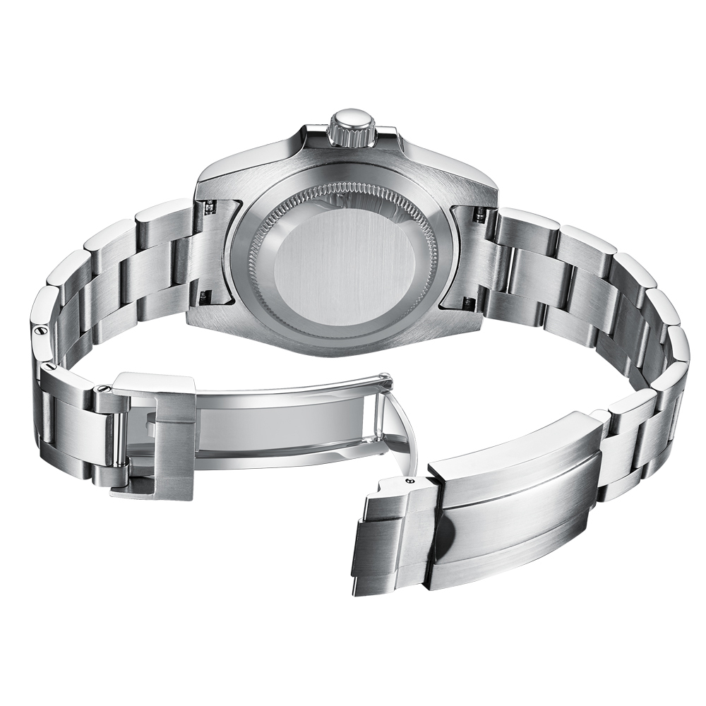 カスタムロゴ 40mm メンズ自動機械式腕時計 ステンレスス - Luxury Watch Logo のレビューと価格