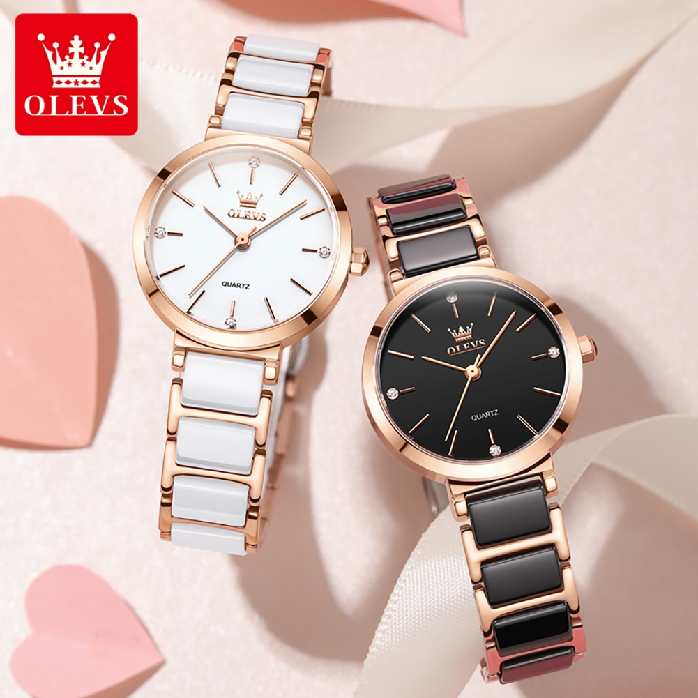 OLEVSレディース腕時計5877高級エレガントクォーツ腕時 - Luxury Watch Storage のレビューと価格