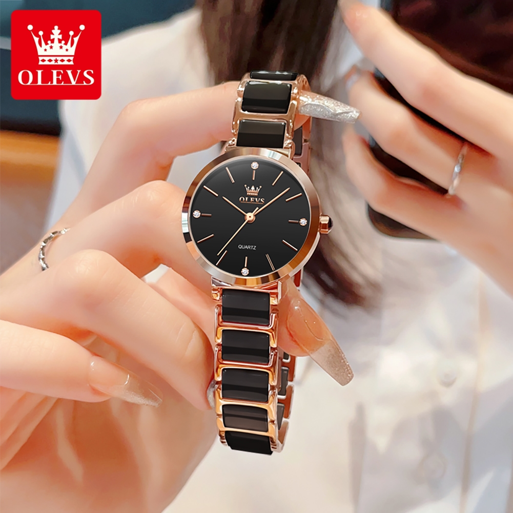 OLEVSレディース腕時計5877高級エレガントクォーツ腕時 - Luxury Watch Storage のレビューと価格