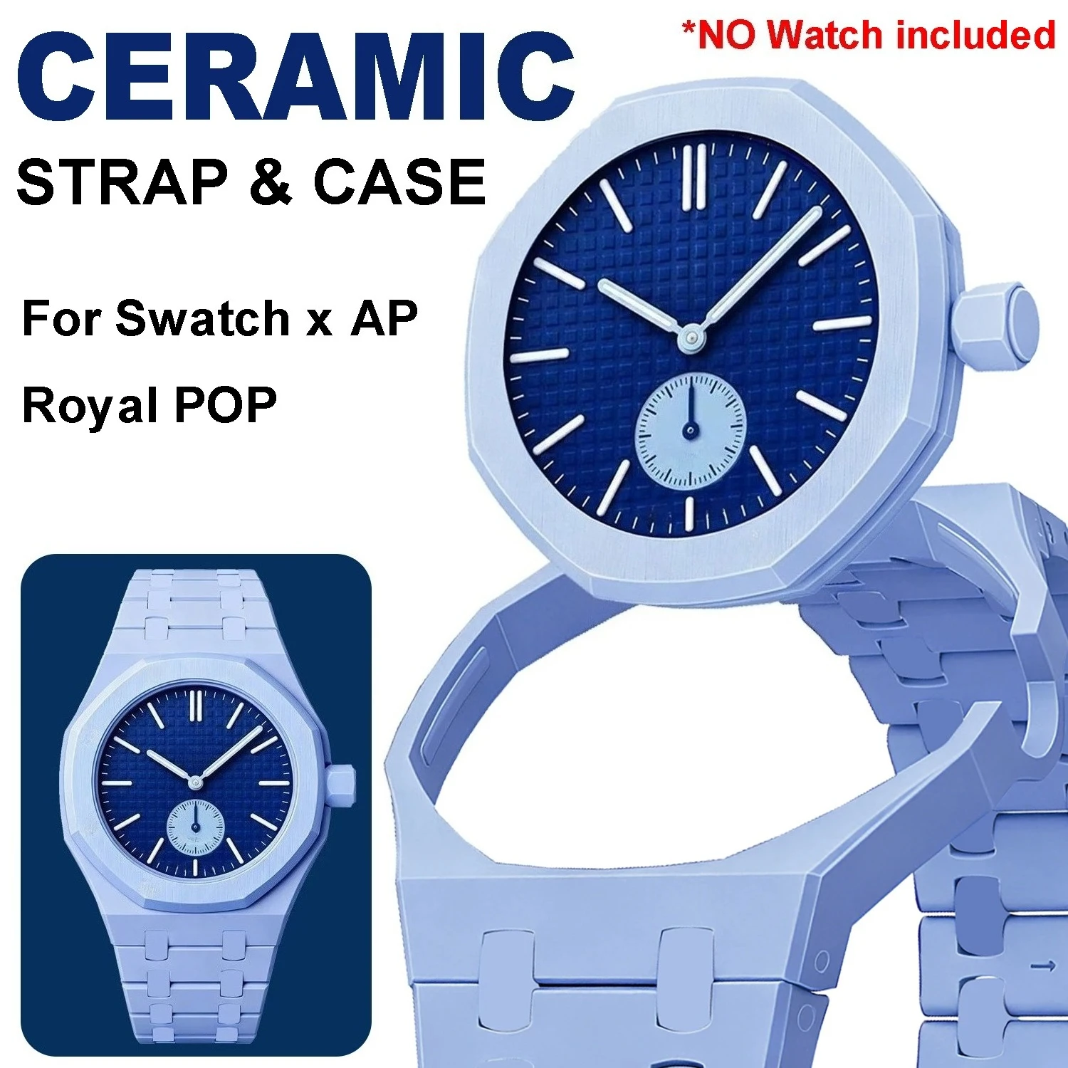 バイオセラミックケース+ストラップ スワッチ×AP ロイヤル - Luxury Watch Ap のレビューと価格