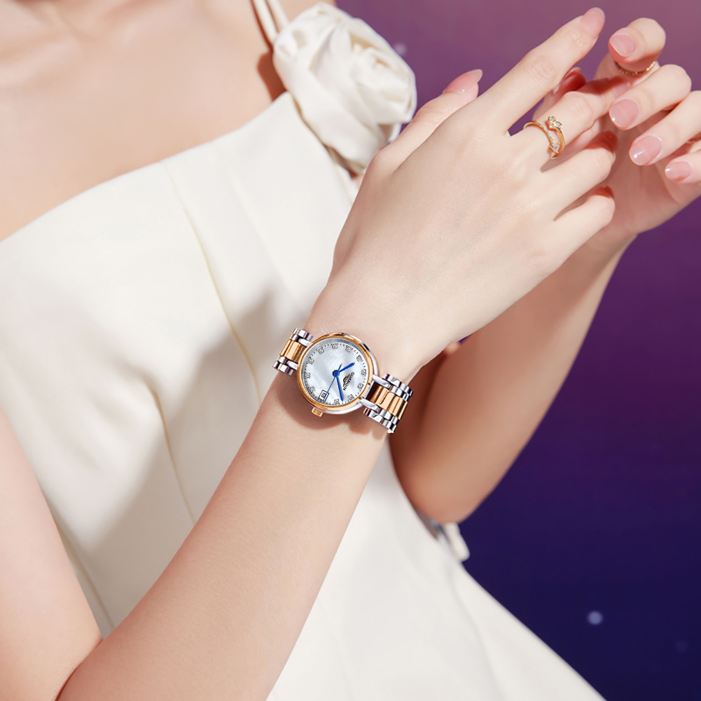 GUANQIN 女性用腕時計高級エレガントなステンレス鋼オリ - Luxury Quartz Watch Brands のレビューと価格