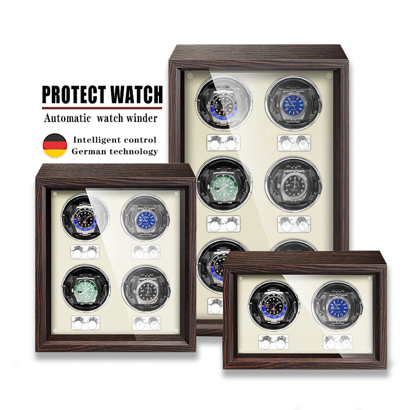 スポットグッズ 1/2/4/6 スロット自動ウォッチワインダ - Luxury Watch Winder Box のレビューと価格