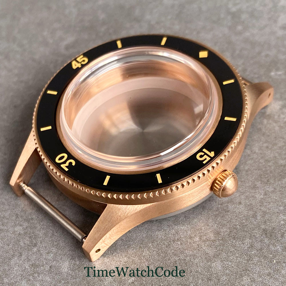フェストーム-本物のブロンズ時計ケース、弓サファイアガラス、 - Bronze Case Watch のレビューと価格