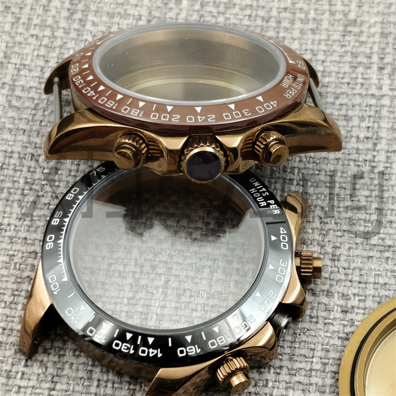 39 ミリメートル VK63 クォーツクロノグラフコーヒーブ - Bronze Case Watch のレビューと価格