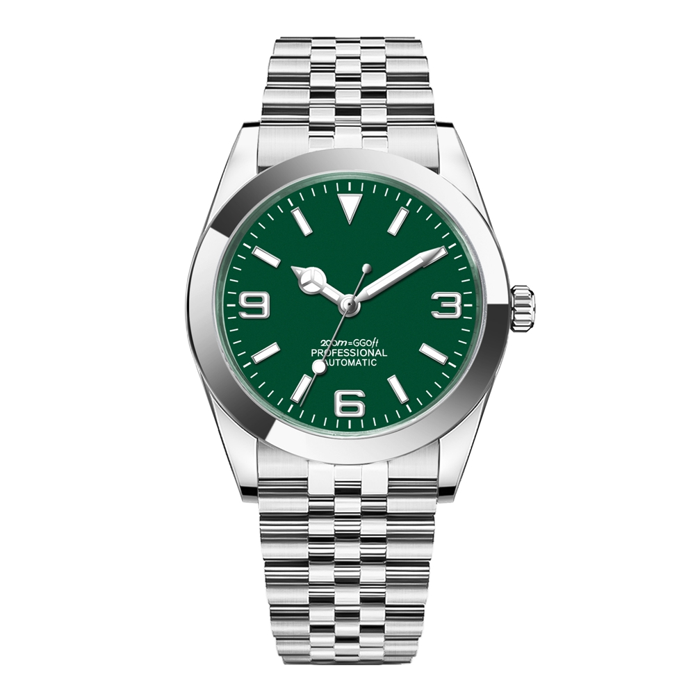 カスタムロゴ高級 NH35 腕時計女性男性腕時計 36 ミリ - Luxury Watch Logo のレビューと価格