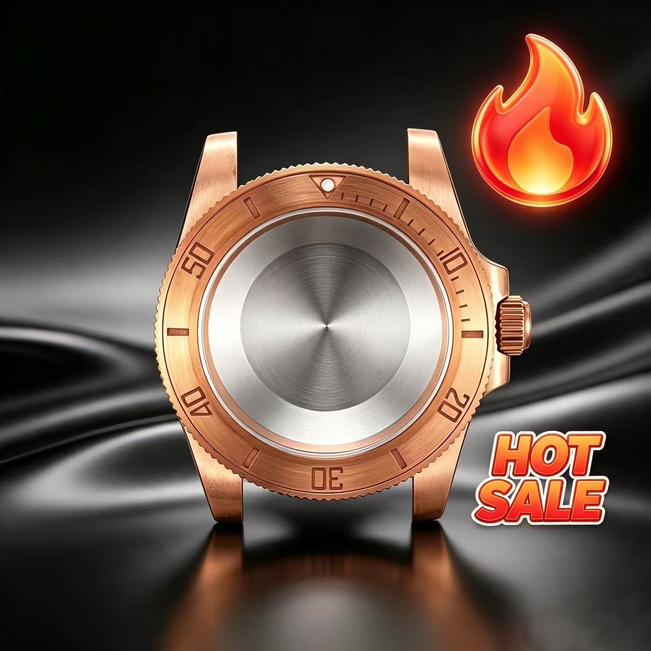 40mm錫ブロンズダイバーズウォッチケース サファイアクリス - Bronze Case Watch のレビューと価格