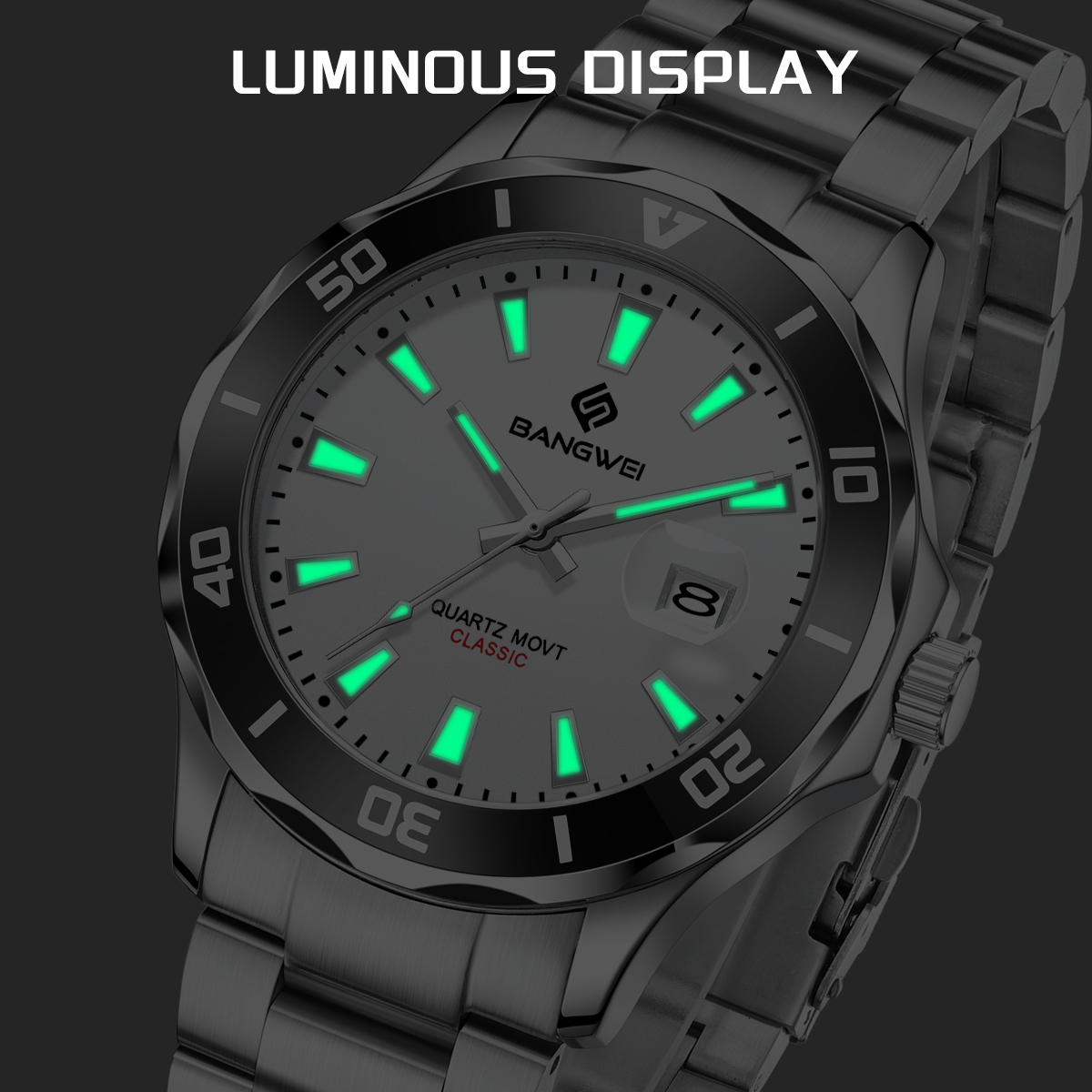 LIGE 新作メンズ腕時計 高級ブランド ビジネスウォッチ  - Luxury Watch Name のレビューと価格