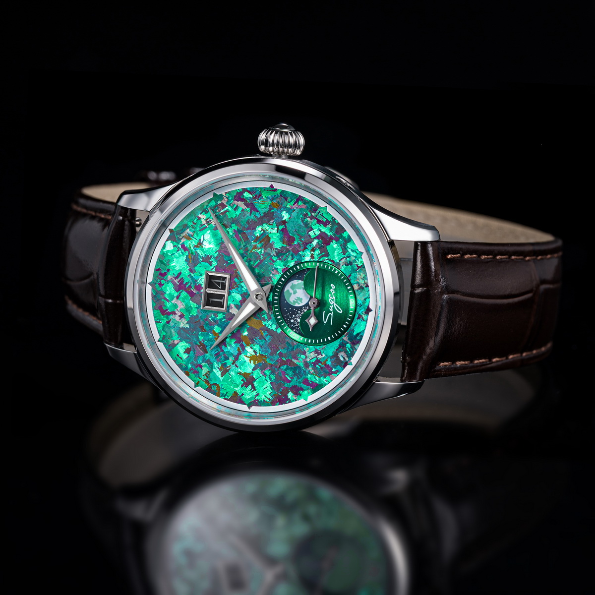 Sugess Watch of Men ムーンフェイズ ST - Rolex Watch Submariner のレビューと価格