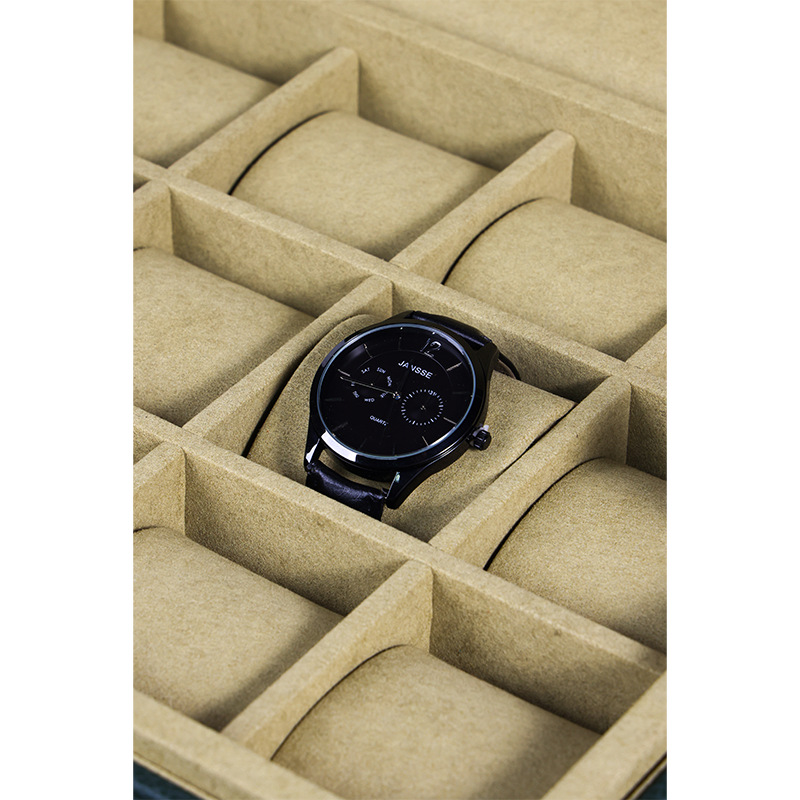 OEM ODM 高級15スロットグリーンPUレザー腕時計ディ - Luxury Watch Storage のレビューと価格