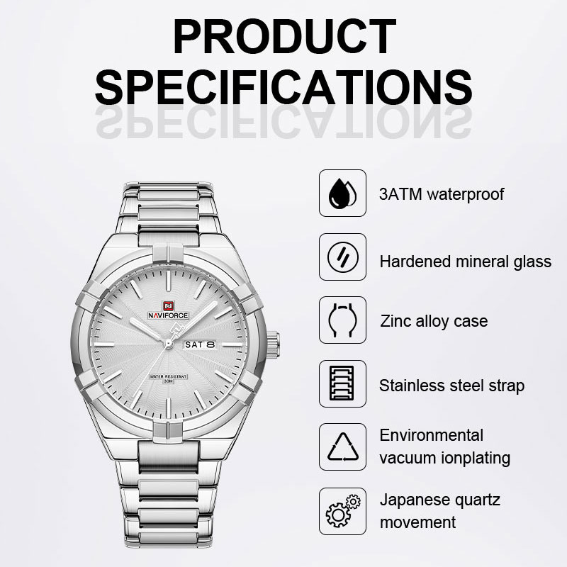 トップブランド NAVIFORCE メンズ腕時計 クォーツ腕 - Luxury Watch Name のレビューと価格