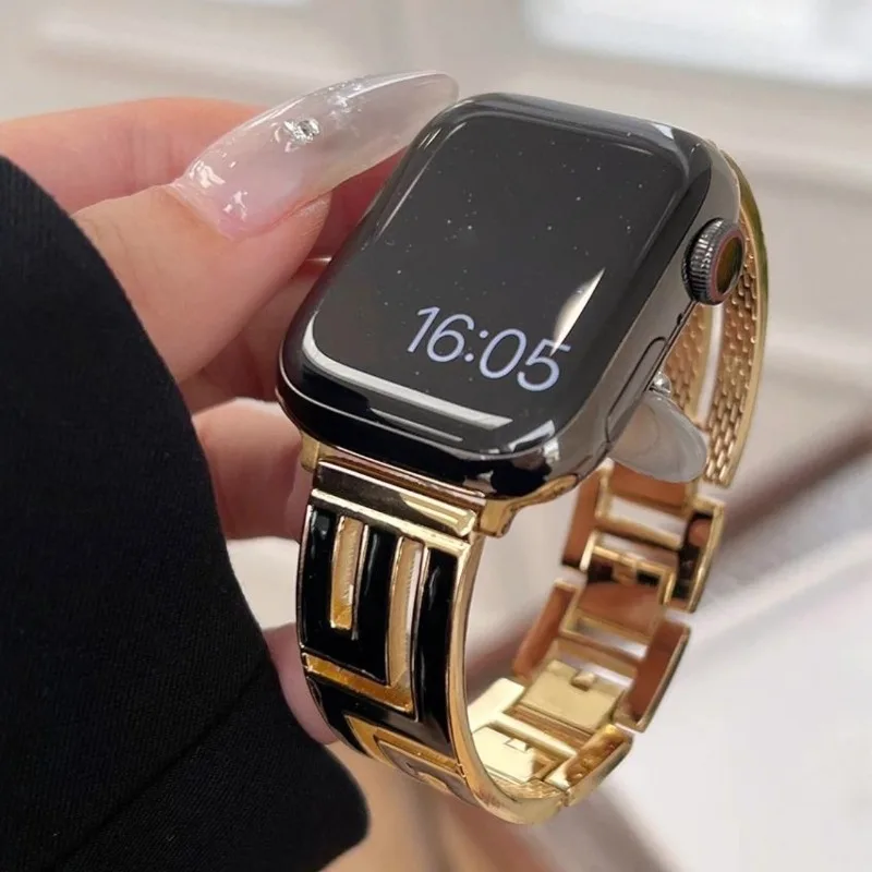 高級メタルストラップ Apple Watch 10 バンド  - Luxury Watch Ap のレビューと価格
