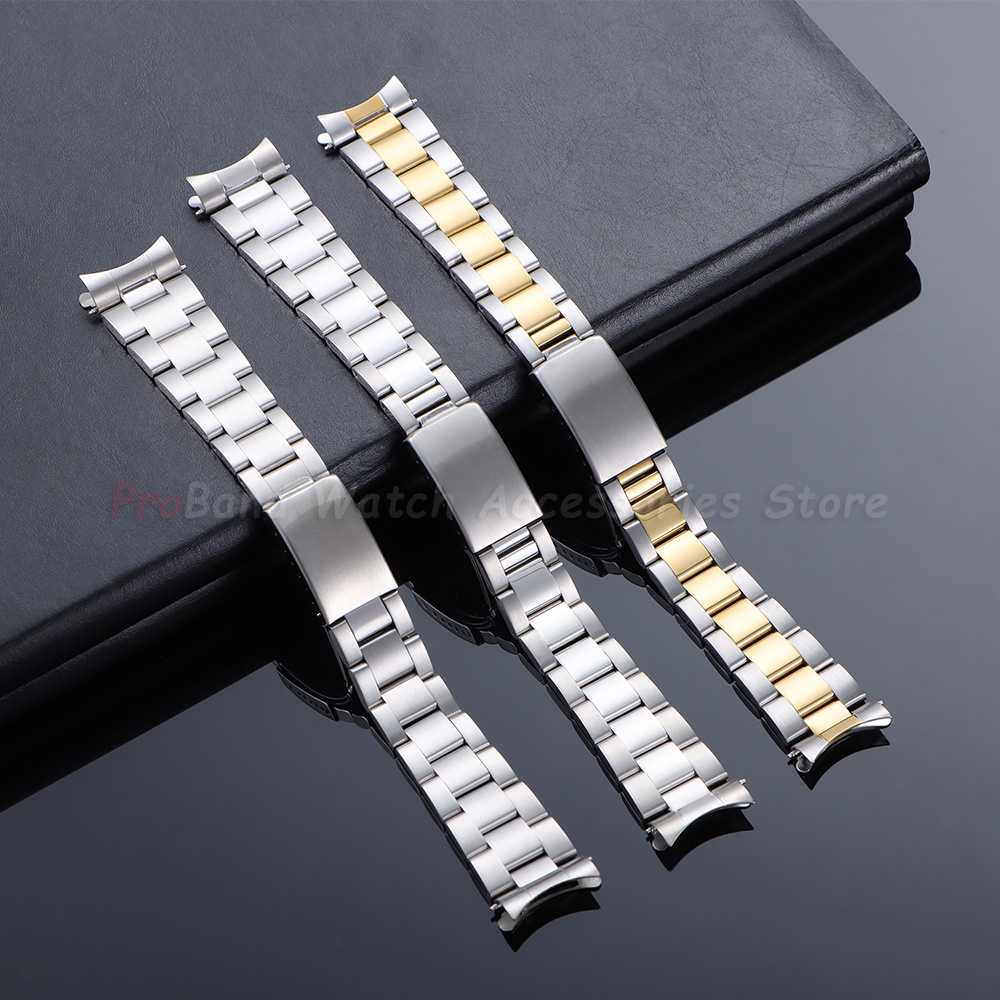 高級カーブエンド時計バンド 13mm 17mm 18mm 1 - Luxury Watch Class のレビューと価格