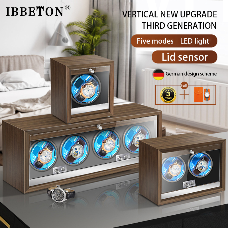 IBBETON ケース収納 高級時計巻き上げ式 1/2/4/ - Luxury Watch Winder Box のレビューと価格