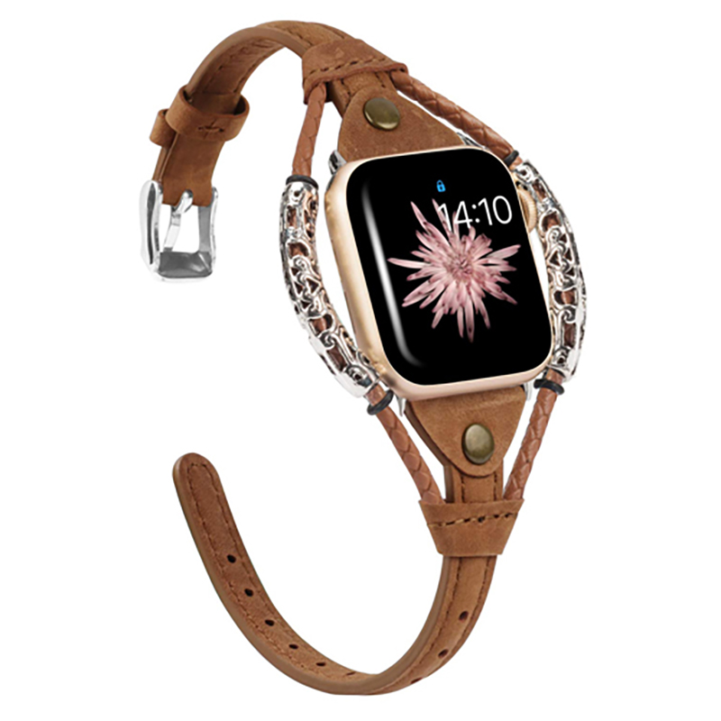 アップルウォッチ用本革ストラップ,40mm,44mm,49m - Luxury Watch Ap のレビューと価格