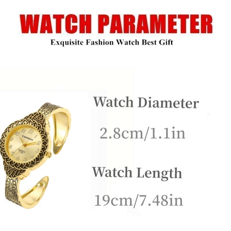 CANSNOWブランドの高級ファッションゴールデンレディース - Luxury Quartz Watch Brands のレビューと価格
