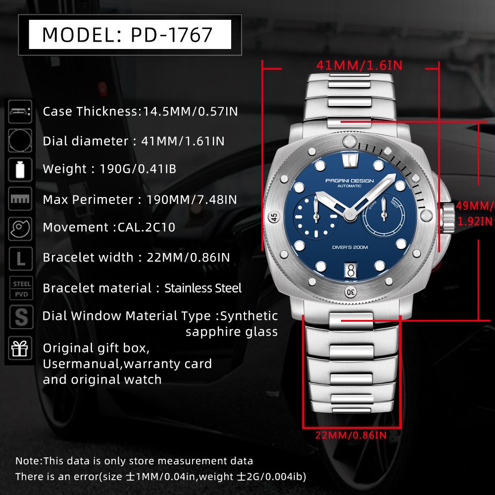 パガーニ デザイン トップブランド メンズ自動機械式時計 ス - Luxury Quartz Watch Brands のレビューと価格