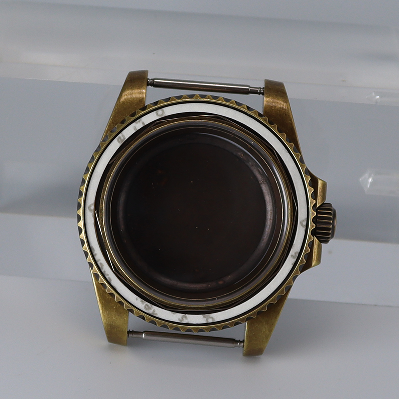 ブロンズ40mm NH35腕時計ケース、サファイアクリスタル - Bronze Case Watch のレビューと価格