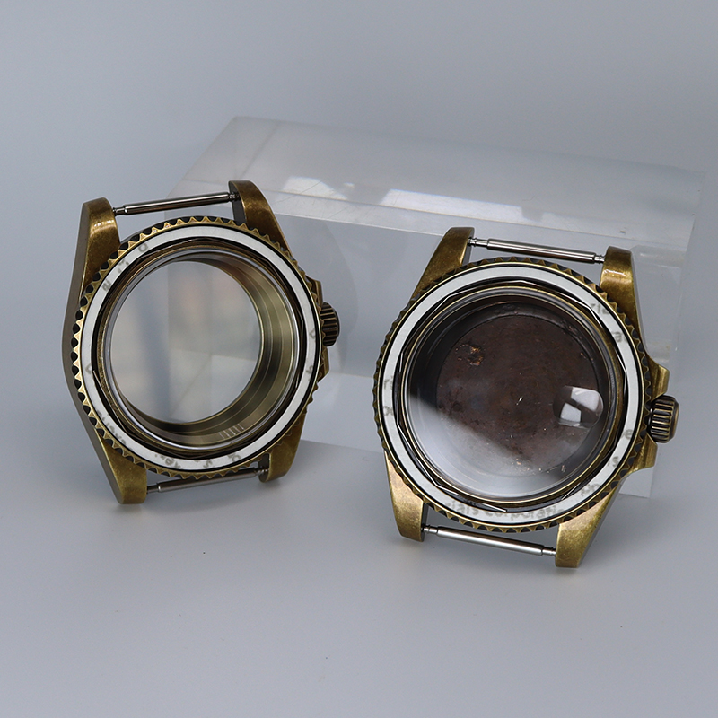 ブロンズ40mm NH35腕時計ケース、サファイアクリスタル - Bronze Case Watch のレビューと価格