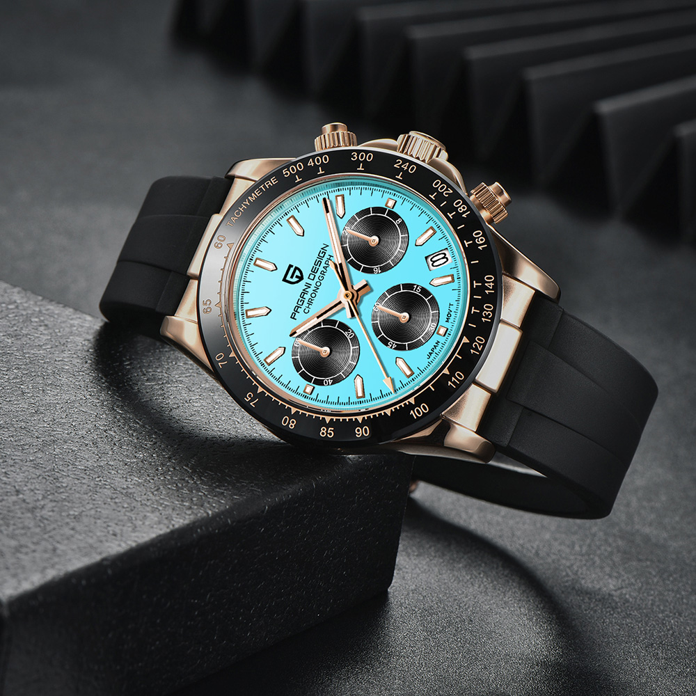 パガーニデザインメンズストップウォッチクロノグラフ高級クォー - Luxury Watch In Japan のレビューと価格