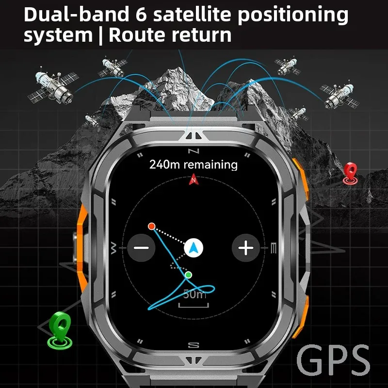高級AMOLEDスマートウォッチ、リアルGPS搭載、5ATM - Luxury Watch In The World のレビューと価格