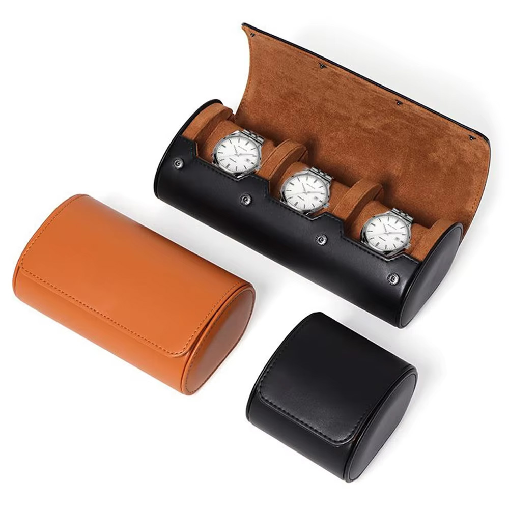時計ロールトラベルケース時計ボックスオーガナイザー男性用 1 - Luxury Watch Travel Case のレビューと価格