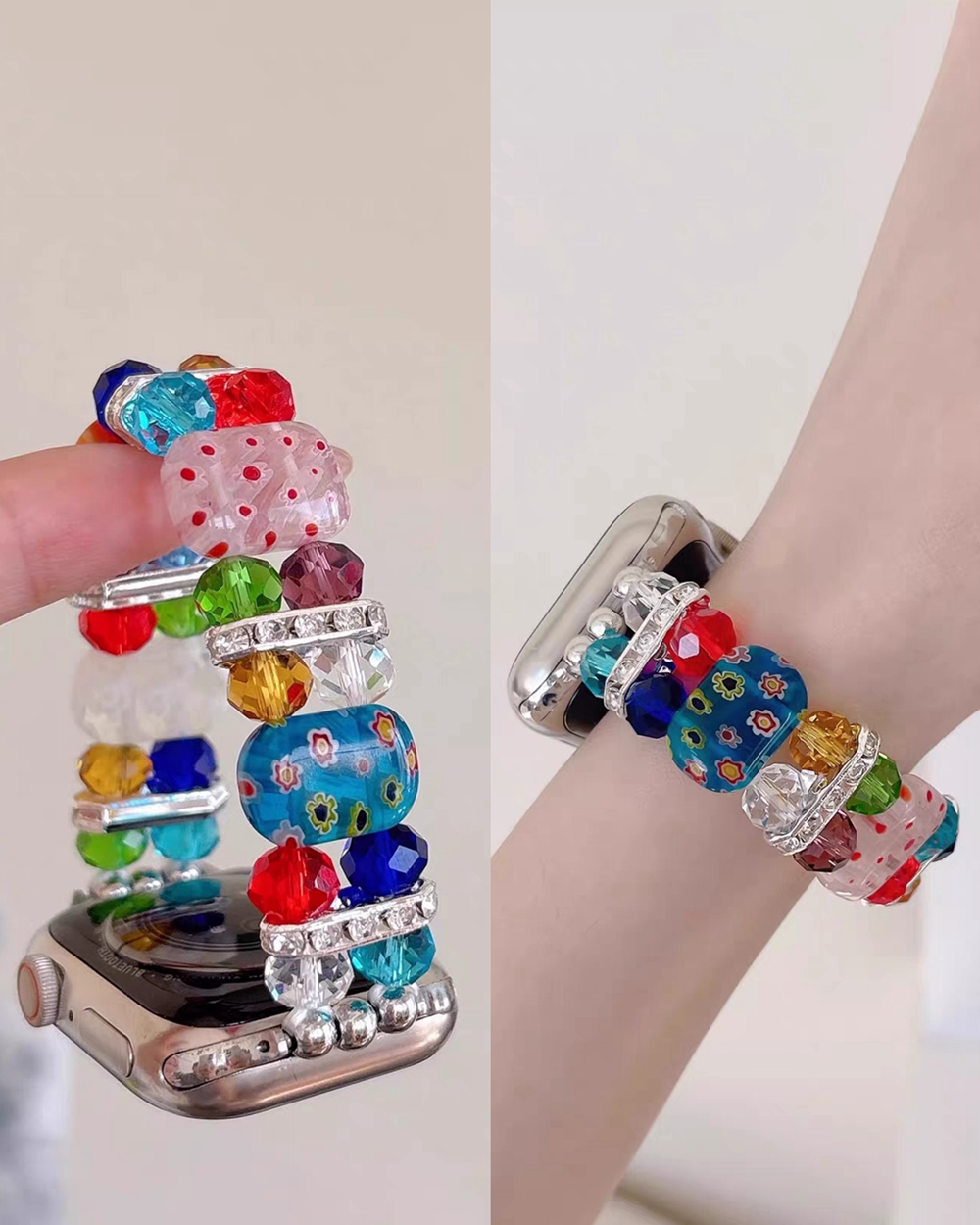 高級弾性ブレスレットリンクストラップ Apple Watch - Luxury Watch Ap のレビューと価格