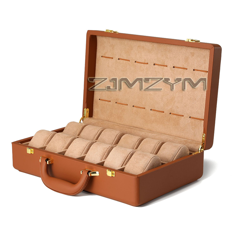 12スロット腕時計ボックス メンズ腕時計ケース 旅行用ロレッ - Luxury Watch Storage のレビューと価格